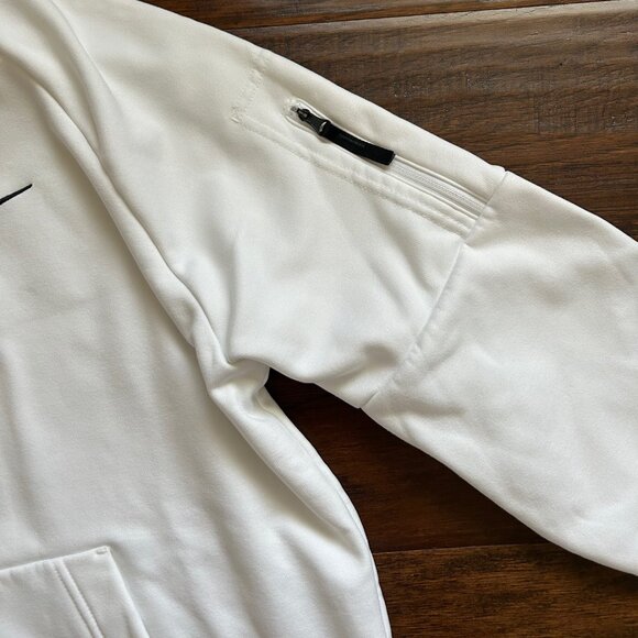 Nike mens thermafit white hoodie sweatshirt size large L - Picture 3 of 6